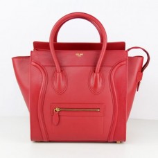 Celine Große Gepäcktasche aus rotem Leder Celine Große Gepäcktasche aus rotem Leder