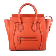 Celine Große Gepäcktasche Neonorange Handtasche Celine Große Gepäcktasche Neonorange Handtasche