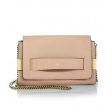 Chloe Elle Medium Clutch mit Kette, Nude Chloe Elle Medium Clutch mit Kette, Nude