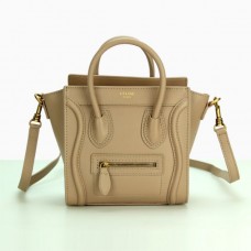 Celine Kleine Luggage Tote Tasche in Shrimp Pink, 20 cm