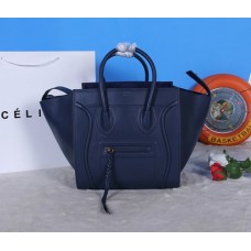 Celine Boston Tasche aus marineblauem Kalbsleder Celine Boston Tasche aus marineblauem Kalbsleder