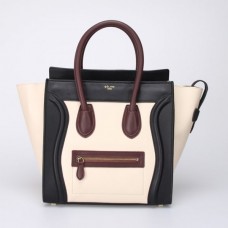Celine Große Gepäcktasche Schwarz Weiß Weintasche Celine Große Gepäcktasche Schwarz Weiß Weintasche