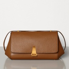 Bottega Veneta Kleine BV Angle Bag in Braun Palmellato Bottega Veneta Kleine BV Angle Bag in Braun Palmellato