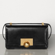 Bottega Veneta Mini BV Classic Tasche aus schwarzem Kalbsleder Bottega Veneta Mini BV Classic Tasche aus schwarzem Kalbsleder
