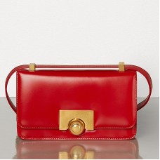 Bottega Veneta Mini BV Classic Tasche aus rotem Kalbsleder Bottega Veneta Mini BV Classic Tasche aus rotem Kalbsleder