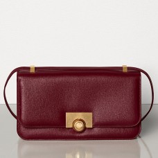 Bottega Veneta BV Klassische Tasche aus bordeauxrotem Leder Bottega Veneta BV Klassische Tasche aus bordeauxrotem Leder