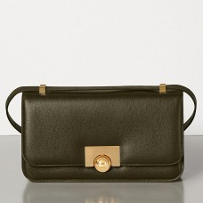 Bottega Veneta BV Klassische Tasche aus khakifarbenem Leder Bottega Veneta BV Klassische Tasche aus khakifarbenem Leder