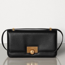 Bottega Veneta BV Klassische Tasche aus schwarzem Leder Bottega Veneta BV Klassische Tasche aus schwarzem Leder