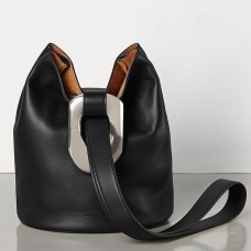 Bottega Veneta Drop Bag aus schwarzem Nappaleder Bottega Veneta Drop Bag aus schwarzem Nappaleder