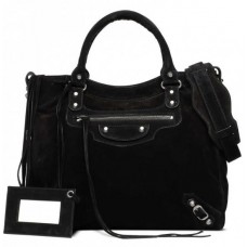 Balenciaga Baby Daim Velo Anthrazit/Argente