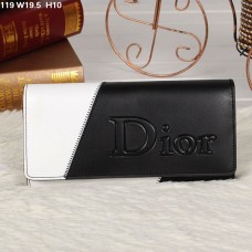 Christian Dior Multicolor Schwarz/Weiß Klappgeldbörse 119 Christian Dior Multicolor Schwarz/Weiß Klappgeldbörse 119