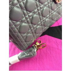 Dior Lady Standardleder-Replika, Grau Dior Lady Standardleder-Replika, Grau