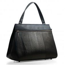 Celine EDGE Original Schlangenleder-Tasche Schwarz 3405
