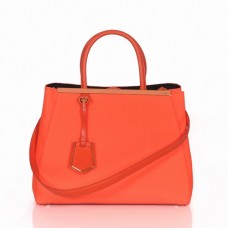 Fendi 2Jours Orange Canvas Henkeltasche Fendi 2Jours Orange Canvas Henkeltasche