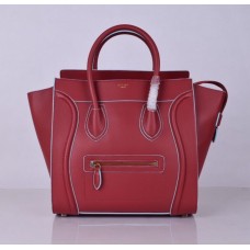 Celine Große Gepäcktasche, Rot/Blau, 30 cm Celine Große Gepäcktasche, Rot/Blau, 30 cm
