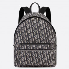 Dior Rucksack aus schwarzem, schrägem Canvas