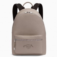 Dior Rider Rucksack aus beigem Kalbsleder
