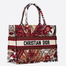 Dior Kleine Buchtasche aus rotem Phoenix Canvas Dior Kleine Buchtasche aus rotem Phoenix Canvas