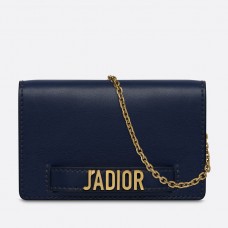 Dior J'Adior Wallet On Chain Tasche in Marineblau Dior J'Adior Wallet On Chain Tasche in Marineblau