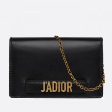 Dior Schwarze J'Adior Wallet On Chain Tasche