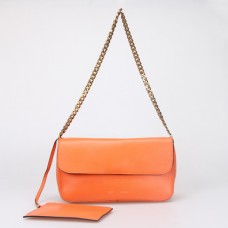 Celine Gourmette Ferrari Leder Umhängetasche Orange 88041 Celine Gourmette Ferrari Leder Umhängetasche Orange 88041