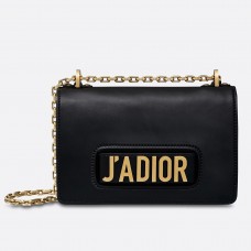 Dior Schwarze J'Adior Kalbsleder-Klapptasche Dior Schwarze J'Adior Kalbsleder-Klapptasche