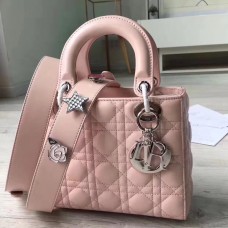 Dior My Lady Dior Tasche aus rosa Lammleder Dior My Lady Dior Tasche aus rosa Lammleder