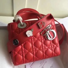 Dior My Lady Dior Tasche aus rotem Lammleder Dior My Lady Dior Tasche aus rotem Lammleder