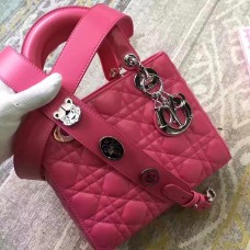 Dior My Lady Dior Tasche aus rosarotem Lammleder Dior My Lady Dior Tasche aus rosarotem Lammleder