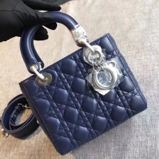 Dior My Lady Dior Tasche aus saphirblauem Lammleder Dior My Lady Dior Tasche aus saphirblauem Lammleder
