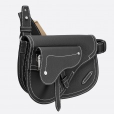 Schwarze Dior x KAWS Pouch Satteltasche Schwarze Dior x KAWS Pouch Satteltasche