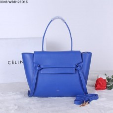 Celine Gürteltasche aus blauem, naturbelassenem Kalbsleder Celine Gürteltasche aus blauem, naturbelassenem Kalbsleder