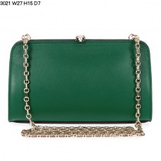 Bvlgari Serpenti Famed Clutch Bag Grün 3021 Bvlgari Serpenti Famed Clutch Bag Grün 3021