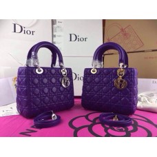 AAA Dior Lady Standard Lila Handtasche AAA Dior Lady Standard Lila Handtasche