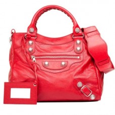 Balenciaga Giant 21 Silver Velo Coquelicot