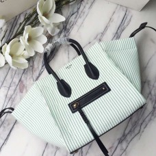 Celine Medium Phantom Tasche in Streifen-Textilgrün Celine Medium Phantom Tasche in Streifen-Textilgrün