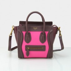 Celine Small Luggage Tote Schultertasche in Roséwein