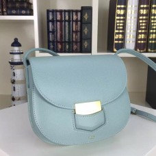 Celine Small Trotteur Bag aus genarbtem Kalbsleder in Jade Celine Small Trotteur Bag aus genarbtem Kalbsleder in Jade