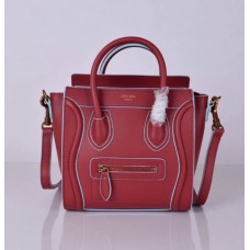Celine Kleine Gepäcktasche Rot Blau 20cm Tasche